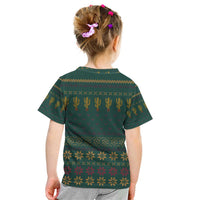 Cactus Christmas Kid T Shirt Xmas Holiday Patterns - Wonder Print Shop