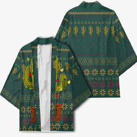 Cactus Christmas Kimono Xmas Holiday Patterns - Wonder Print Shop