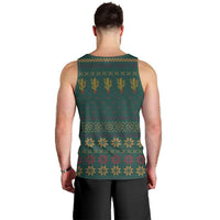 Cactus Christmas Men Tank Top Xmas Holiday Patterns - Wonder Print Shop