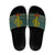 Cactus Christmas Slide Sandals Xmas Holiday Patterns - Wonder Print Shop