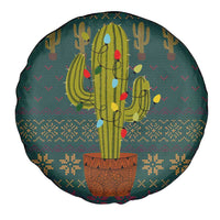 Cactus Christmas Spare Tire Cover Xmas Holiday Patterns - Wonder Print Shop