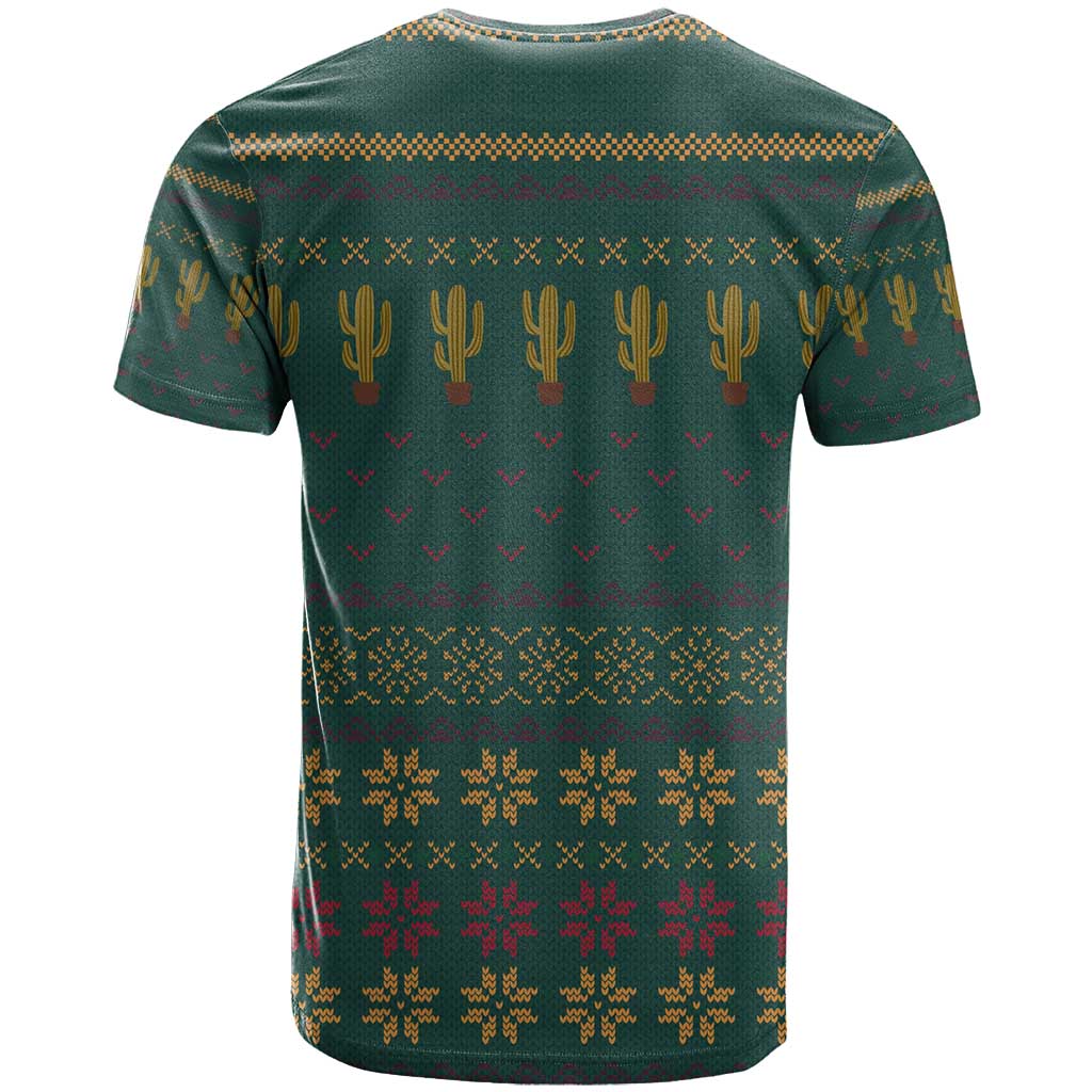 Cactus Christmas T Shirt Xmas Holiday Patterns - Wonder Print Shop