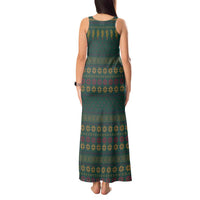 Cactus Christmas Tank Maxi Dress Xmas Holiday Patterns - Wonder Print Shop