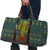 Cactus Christmas Travel Bag Xmas Holiday Patterns - Wonder Print Shop