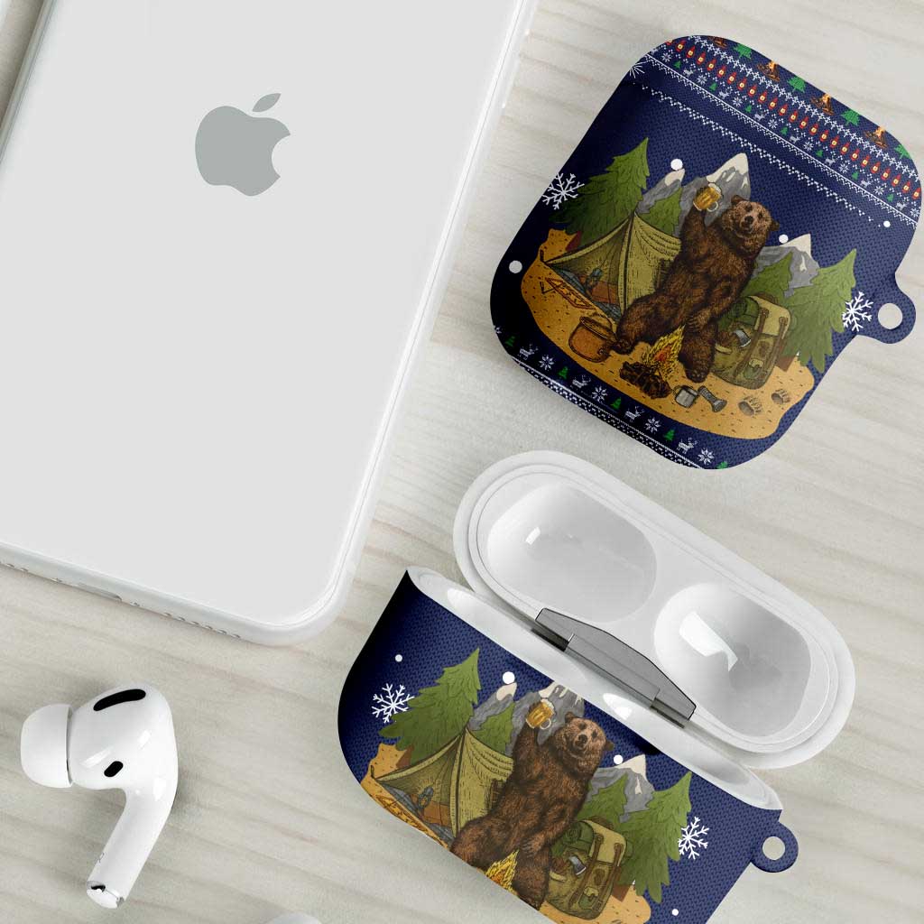 Camping I Hate People Christmas AirPods Case Xmas Holiday Patterns - Wonder Print Shop