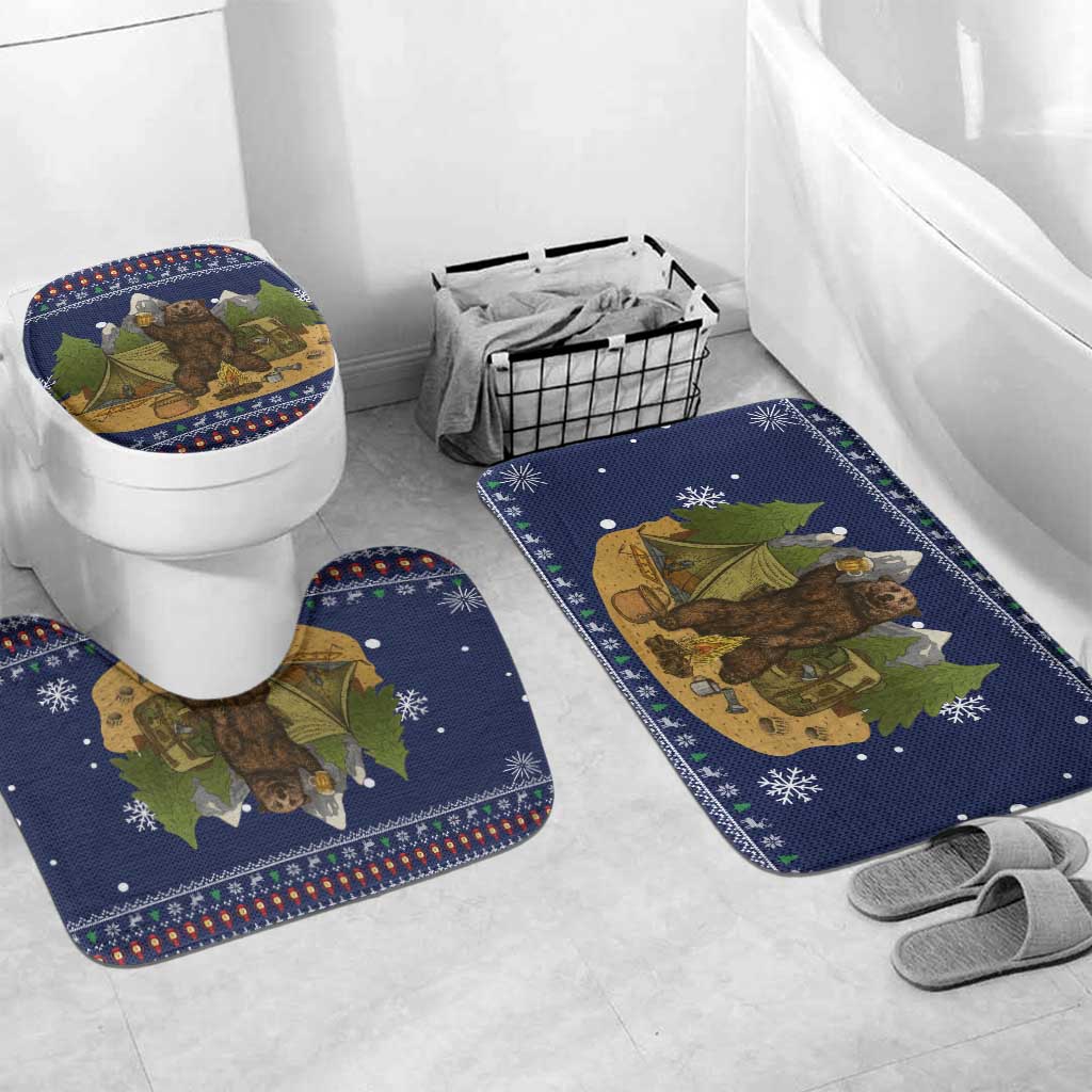 Camping I Hate People Christmas Bathroom Set Xmas Holiday Patterns - Wonder Print Shop