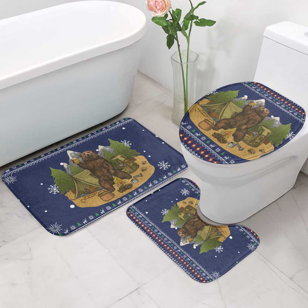 Camping I Hate People Christmas Bathroom Set Xmas Holiday Patterns - Wonder Print Shop