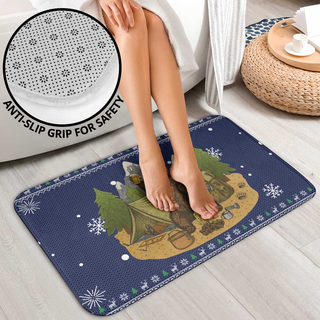 Camping I Hate People Christmas Bathroom Set Xmas Holiday Patterns - Wonder Print Shop