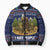 Camping I Hate People Christmas Bomber Puffer Jacket Xmas Holiday Patterns - Wonder Print Shop