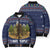 Camping I Hate People Christmas Bomber Puffer Jacket Xmas Holiday Patterns - Wonder Print Shop