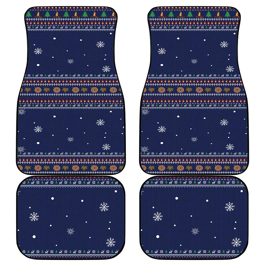 Camping I Hate People Christmas Car Mats Xmas Holiday Patterns - Wonder Print Shop