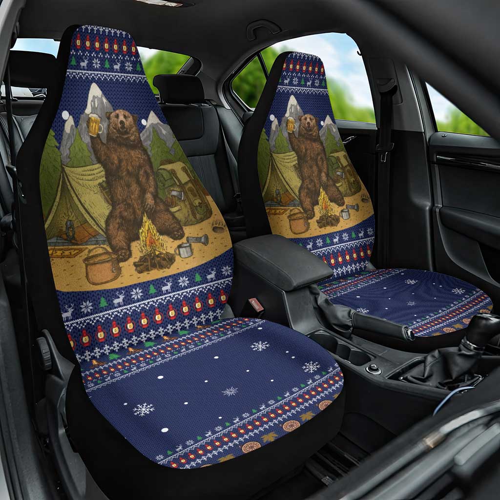 Camping I Hate People Christmas Car Seat Cover Xmas Holiday Patterns - Wonder Print Shop