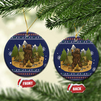 Camping I Hate People Christmas Ceramic Ornament Xmas Holiday Patterns - Wonder Print Shop
