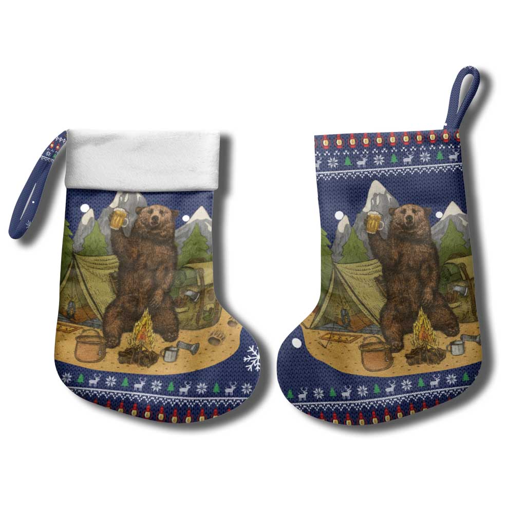 Camping I Hate People Christmas Stocking Xmas Holiday Patterns - Wonder Print Shop