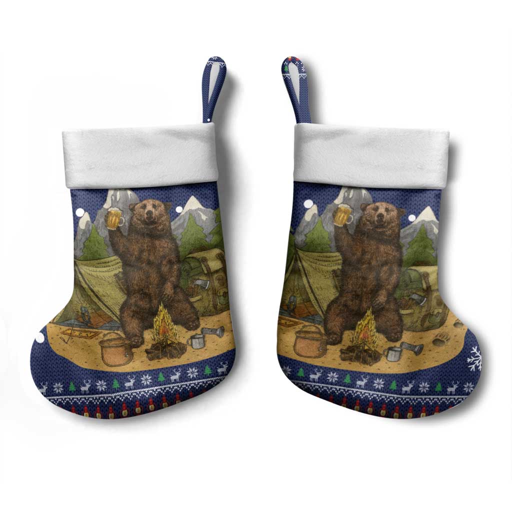 Camping I Hate People Christmas Stocking Xmas Holiday Patterns - Wonder Print Shop