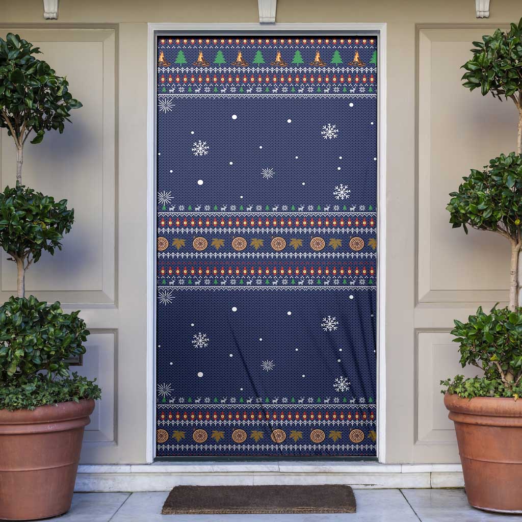 Camping I Hate People Christmas Door Cover Xmas Holiday Patterns - Wonder Print Shop