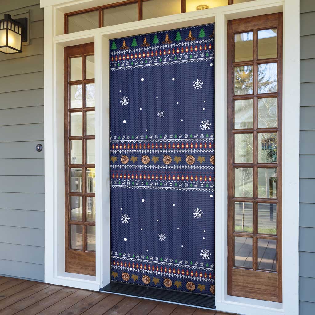 Camping I Hate People Christmas Door Cover Xmas Holiday Patterns - Wonder Print Shop