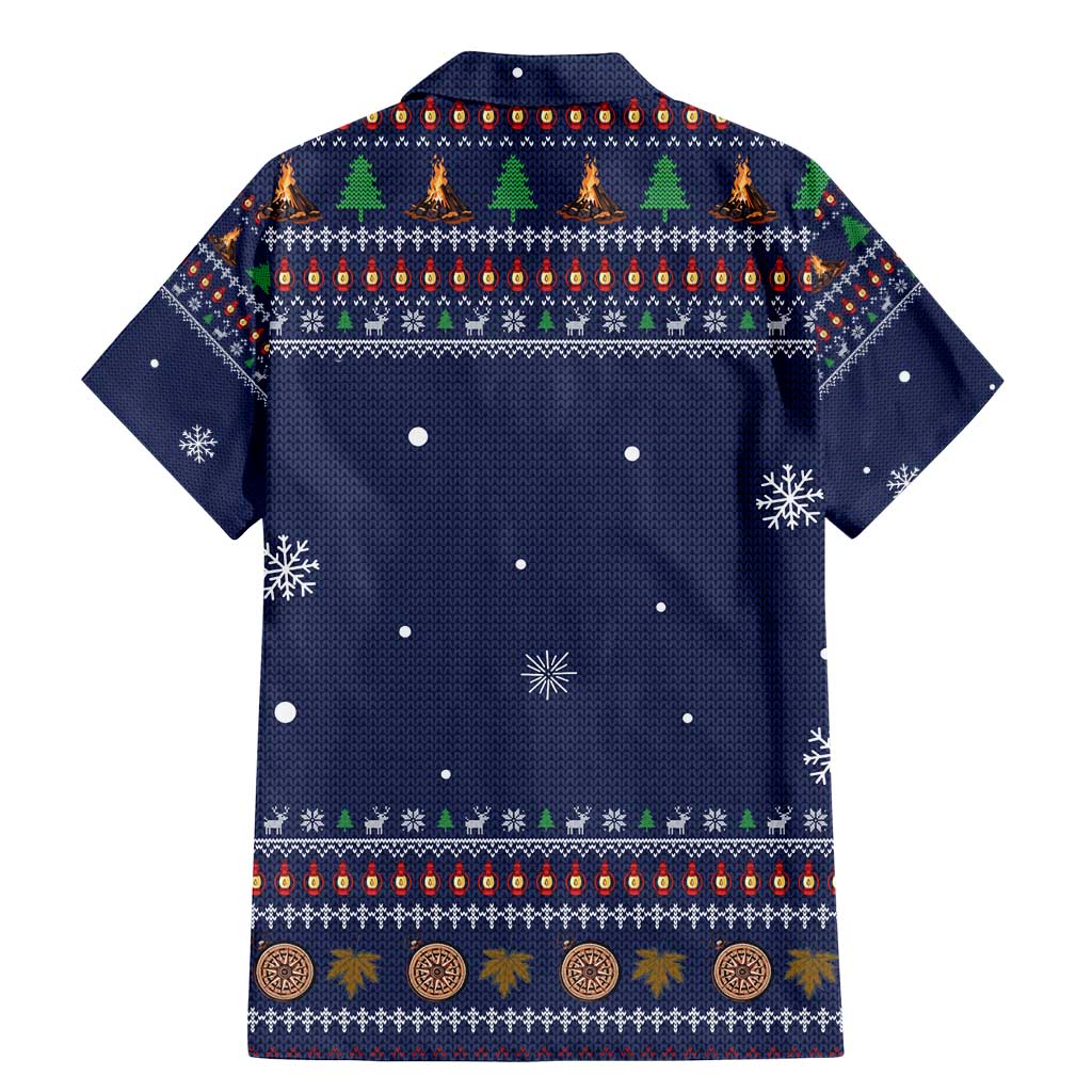 Camping I Hate People Christmas Family Matching Mermaid Dress and Hawaiian Shirt Xmas Holiday Patterns - Wonder Print Shop