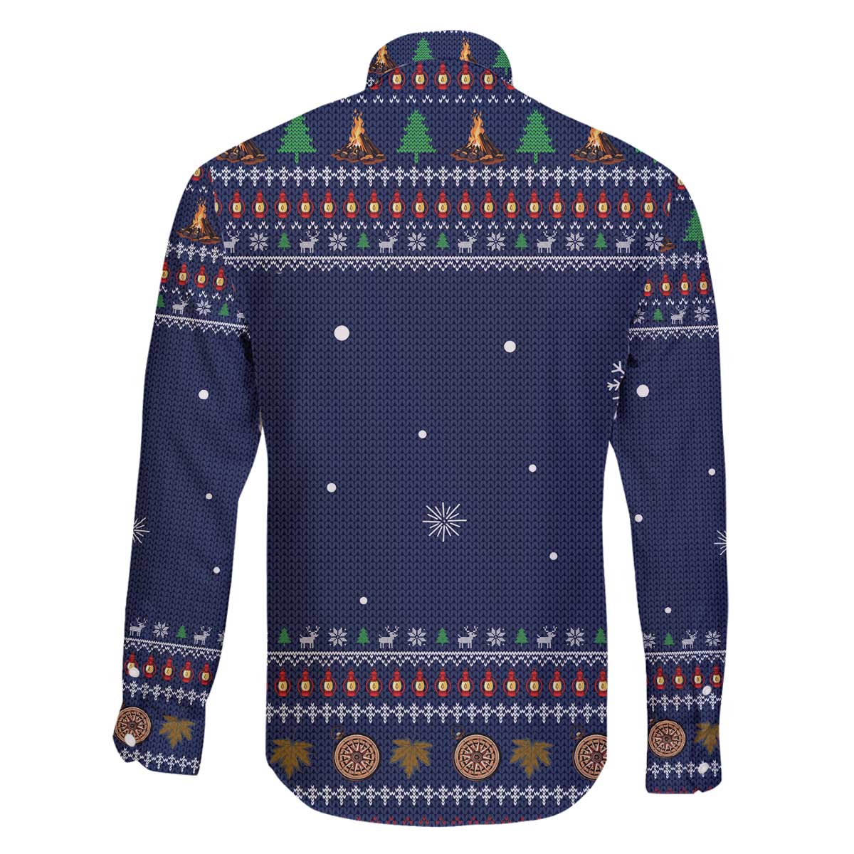 Camping I Hate People Christmas Family Matching Off The Shoulder Long Sleeve Dress and Hawaiian Shirt Xmas Holiday Patterns - Wonder Print Shop