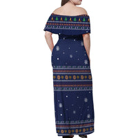 Camping I Hate People Christmas Family Matching Off Shoulder Maxi Dress and Hawaiian Shirt Xmas Holiday Patterns - Wonder Print Shop
