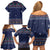 Camping I Hate People Christmas Family Matching Off Shoulder Short Dress and Hawaiian Shirt Xmas Holiday Patterns - Wonder Print Shop
