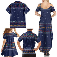 Camping I Hate People Christmas Family Matching Summer Maxi Dress and Hawaiian Shirt Xmas Holiday Patterns - Wonder Print Shop