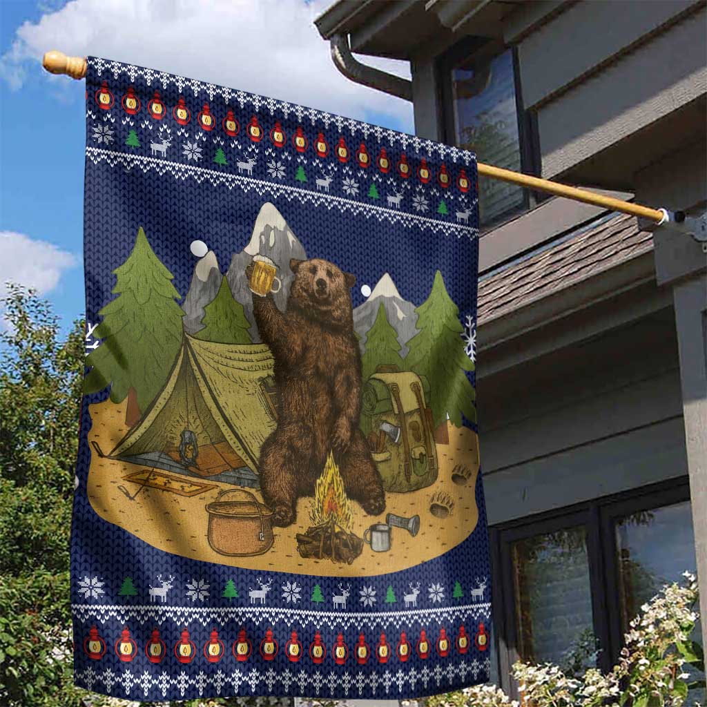 Camping I Hate People Christmas Garden Flag Xmas Holiday Patterns - Wonder Print Shop