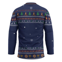 Camping I Hate People Christmas Hockey Jersey Xmas Holiday Patterns - Wonder Print Shop