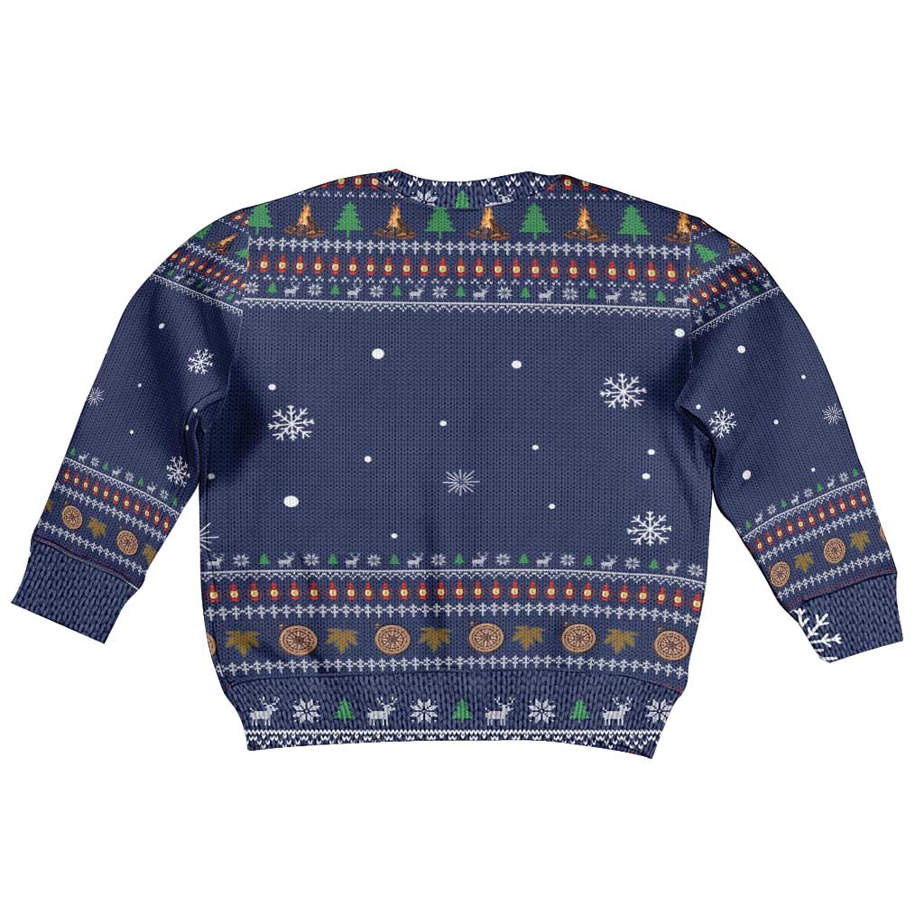 Camping I Hate People Christmas Kid Ugly Christmas Sweater Xmas Holiday Patterns - Wonder Print Shop