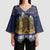 Camping I Hate People Christmas Kimono Sleeve Blouse Xmas Holiday Patterns - Wonder Print Shop