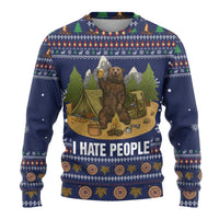 Camping I Hate People Christmas Ugly Christmas Sweater Xmas Holiday Patterns - Wonder Print Shop