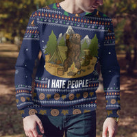 Camping I Hate People Christmas Ugly Christmas Sweater Xmas Holiday Patterns - Wonder Print Shop
