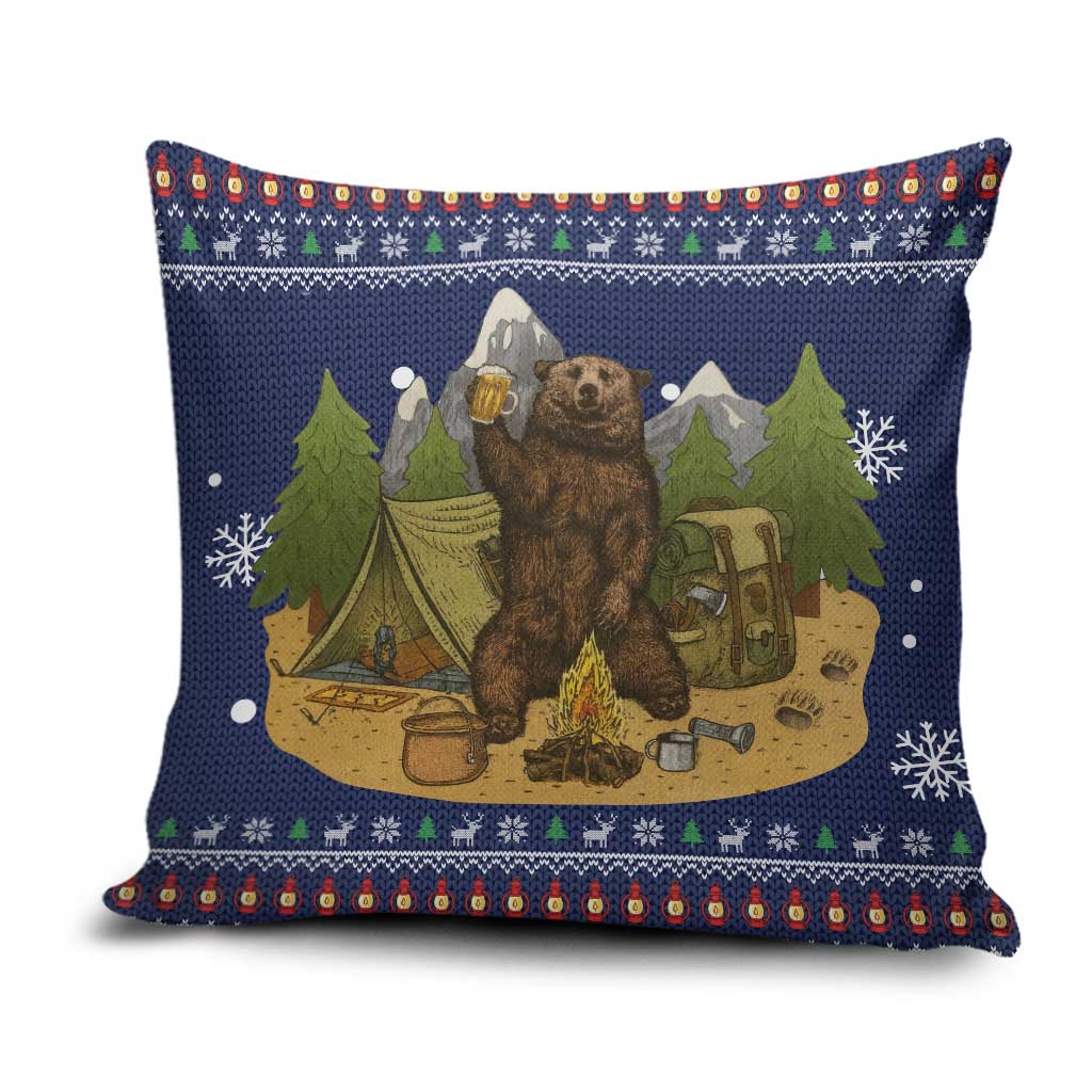 Camping I Hate People Christmas Pillow Cover Xmas Holiday Patterns - Wonder Print Shop