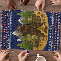 Camping I Hate People Christmas Puzzle Xmas Holiday Patterns - Wonder Print Shop