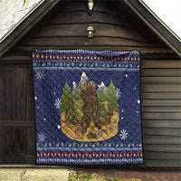 Camping I Hate People Christmas Quilt Xmas Holiday Patterns - Wonder Print Shop