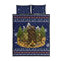 Camping I Hate People Christmas Quilt Bed Set Xmas Holiday Patterns - Wonder Print Shop