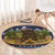 Camping I Hate People Christmas Round Carpet Xmas Holiday Patterns - Wonder Print Shop