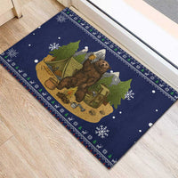 Camping I Hate People Christmas Rubber Doormat Xmas Holiday Patterns - Wonder Print Shop