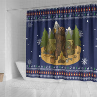 Camping I Hate People Christmas Shower Curtain Xmas Holiday Patterns - Wonder Print Shop