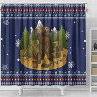 Camping I Hate People Christmas Shower Curtain Xmas Holiday Patterns - Wonder Print Shop