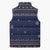 Camping I Hate People Christmas Sleeveless Puffer Jacket Xmas Holiday Patterns - Wonder Print Shop