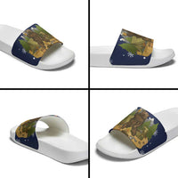 Camping I Hate People Christmas Slide Sandals Xmas Holiday Patterns - Wonder Print Shop