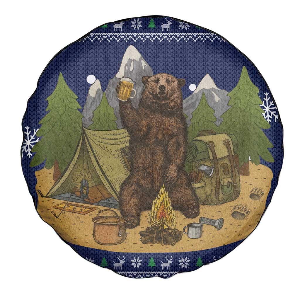 Camping I Hate People Christmas Spare Tire Cover Xmas Holiday Patterns - Wonder Print Shop