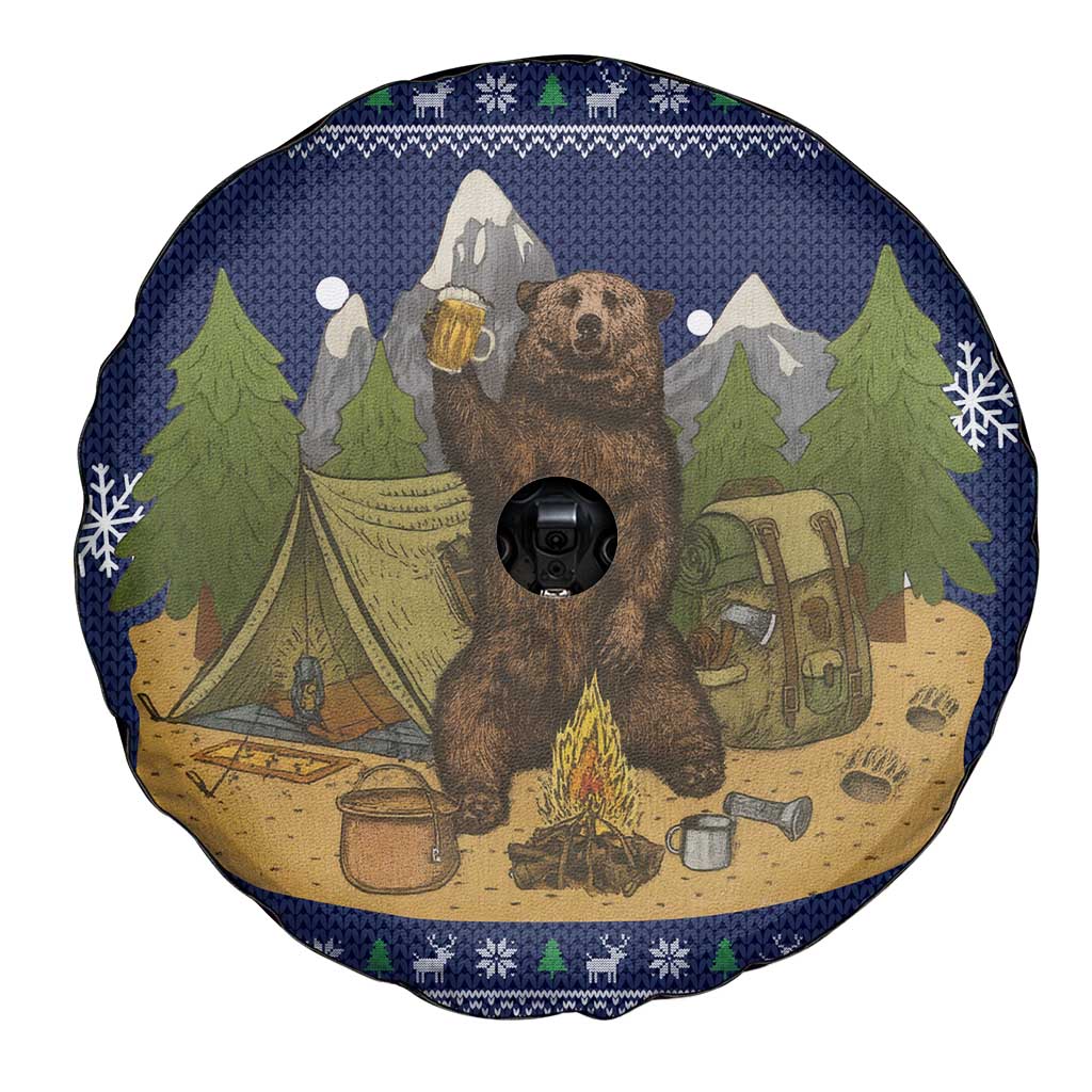 Camping I Hate People Christmas Spare Tire Cover Xmas Holiday Patterns - Wonder Print Shop