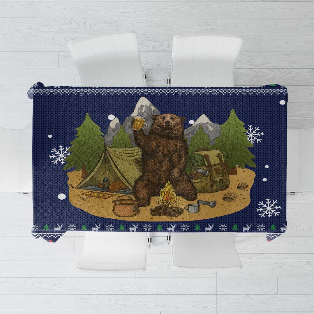 Camping I Hate People Christmas Tablecloth Xmas Holiday Patterns - Wonder Print Shop