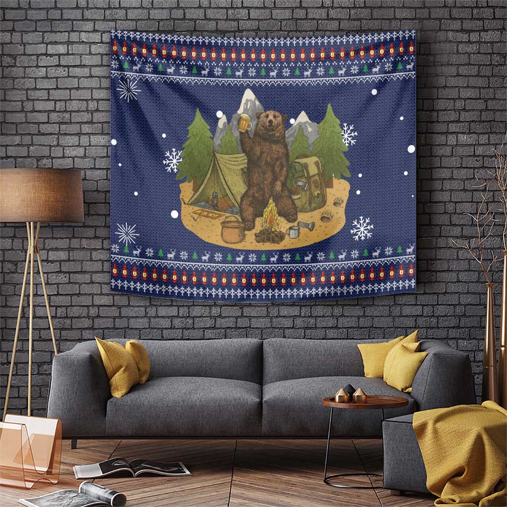 Camping I Hate People Christmas Tapestry Xmas Holiday Patterns - Wonder Print Shop