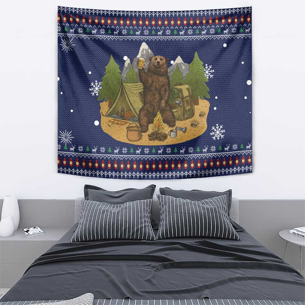 Camping I Hate People Christmas Tapestry Xmas Holiday Patterns - Wonder Print Shop