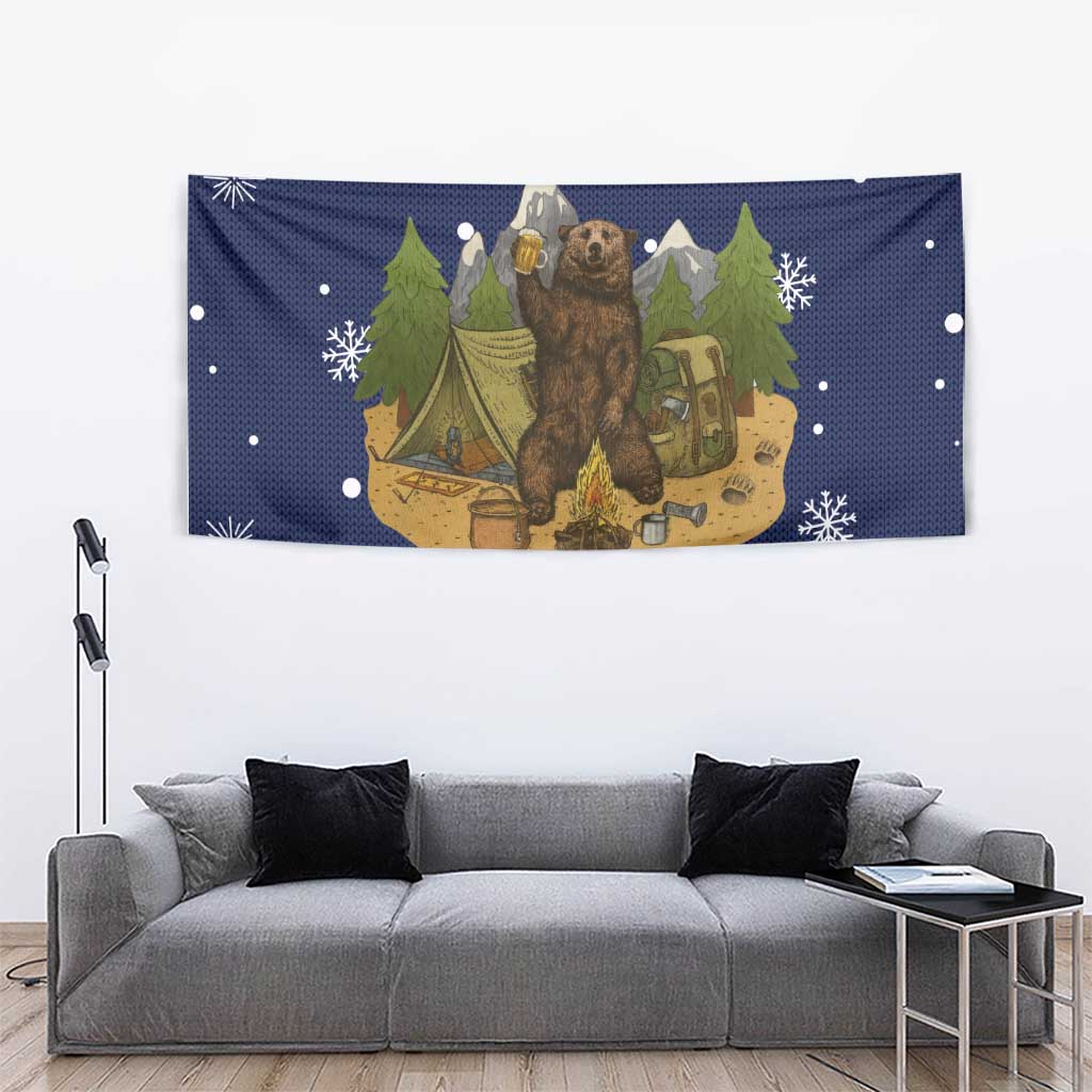 Camping I Hate People Christmas Tapestry Xmas Holiday Patterns - Wonder Print Shop