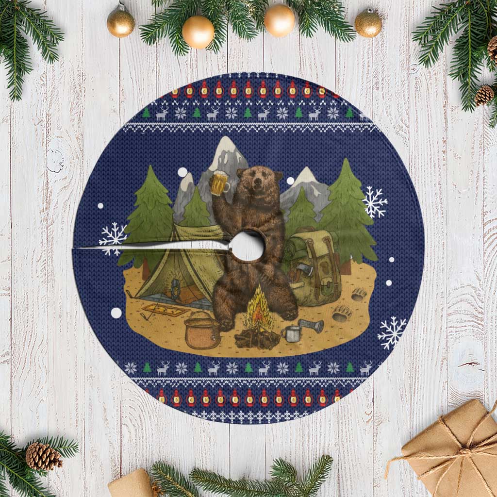 Camping I Hate People Christmas Tree Skirt Xmas Holiday Patterns - Wonder Print Shop