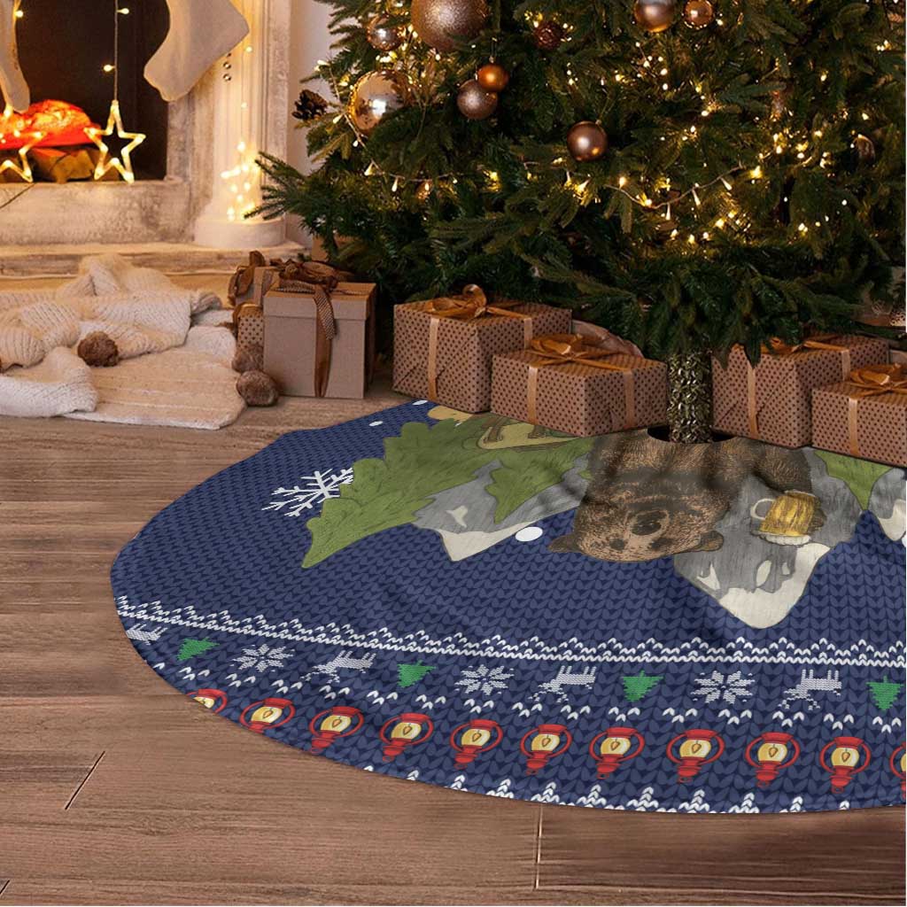Camping I Hate People Christmas Tree Skirt Xmas Holiday Patterns - Wonder Print Shop